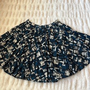 Lil From Anthropologie Painted Brushstroke Skirt